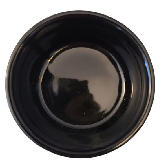 Ramekins Set of Six Miniature 4 oz Black - Picture 4 of 6